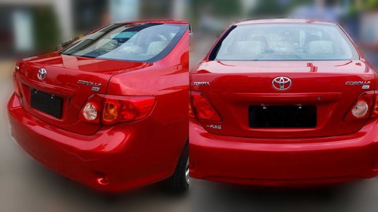 The Exterior of Used 2007 Toyota Corolla for Sale-Back View