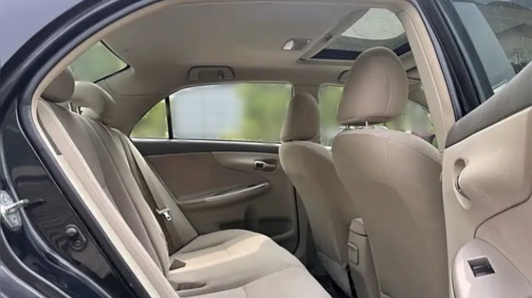 The Interior of Used 2009 Toyota Corolla for Sale-back row