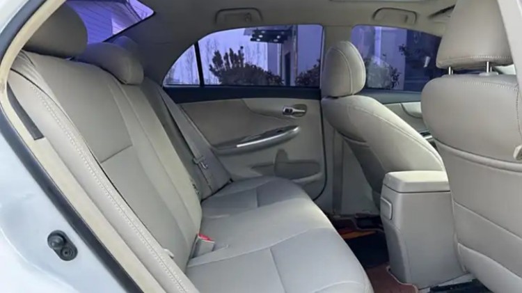 The Interior of Used 2012 Toyota Corolla for sale-back row