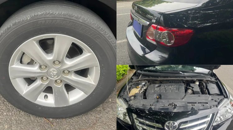 Details of Used 2013 Toyota Corolla 1.6L Auto-Tyres, Taillight and Engine