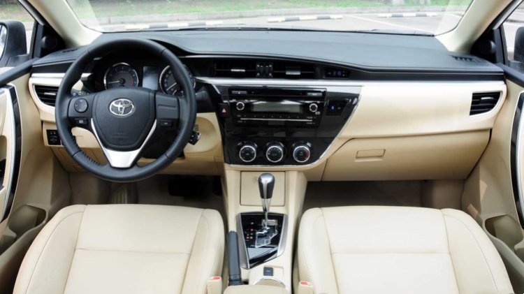 The Interior of Used 2014 Toyota Corolla CVT for sale