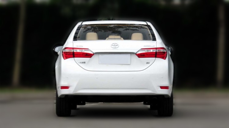 The Exterior of Used 2014 Toyota Corolla CVT for sale-Back