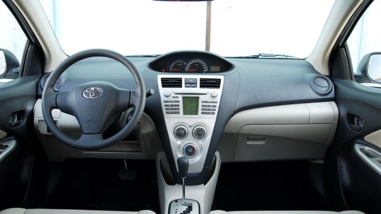 The Interior of Used Toyota Vios for sale