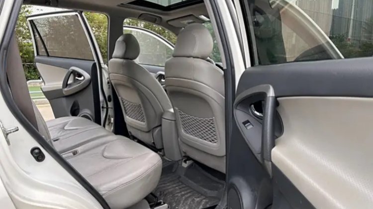 The Interior of used 2010 Toyota RAV4 for sale-back row