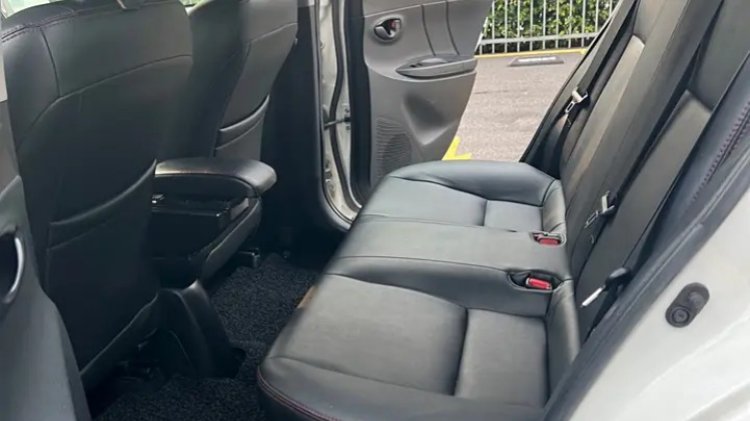 The Interior of Used 2014 Vios 1.3L Manual-back row