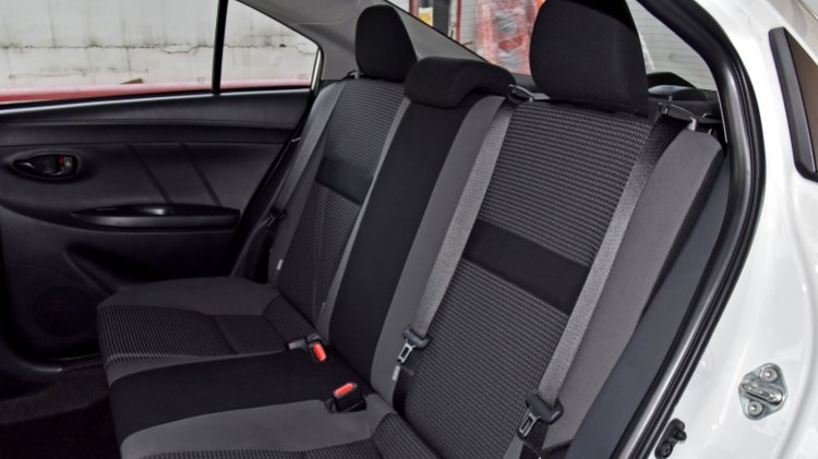 The Interior of Used Toyota Vios 2021 Model-back row