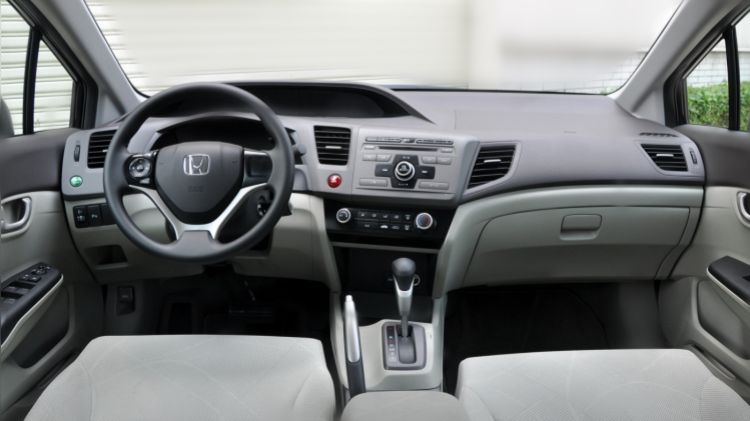 The Interior of Used 2012 Honda Civic for Sale