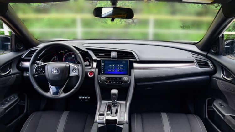 The Interior of Used 2021 Honda Civic Hatchback for Sale