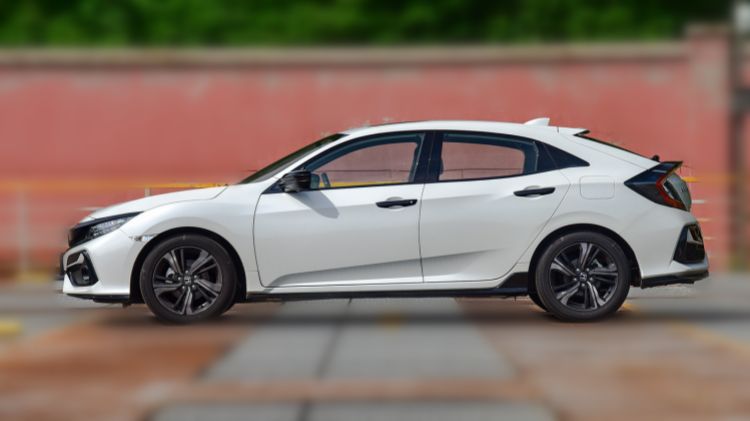 The Exterior of Used 2021 Honda Civic Hatchback for Sale