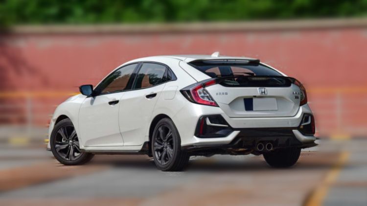 The Exterior of Used 2021 Honda Civic Hatchback for Sale