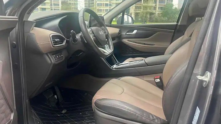 The Interior of Used 2020 Hyundai Santa Fe 380 TGDi-Front row