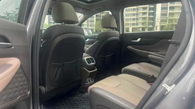 The Interior of Used 2020 Hyundai Santa Fe 380 TGDi-Back row