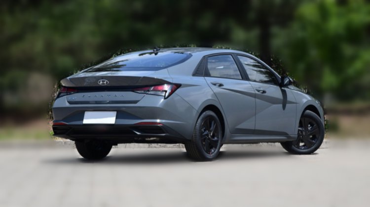 The Exterior of Used 2021 Hyundai Elantra CVT 1.5L